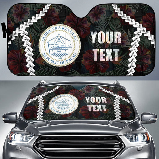Palau Custom Personalised Auto Sun Shades - Chain Polynesian