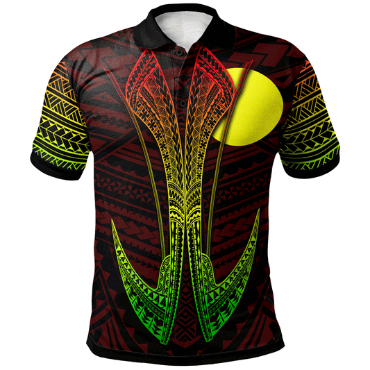 Palau Custom Personalised  Polo Shirt - Fish Hook Ver2