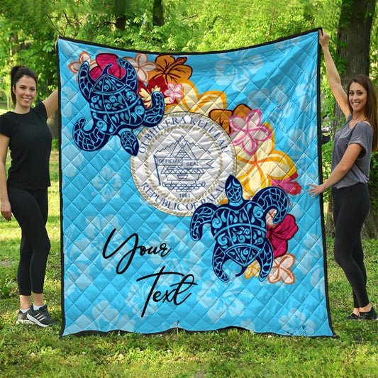 Palau Custom Personalised Premium Quilt - Tropical Style