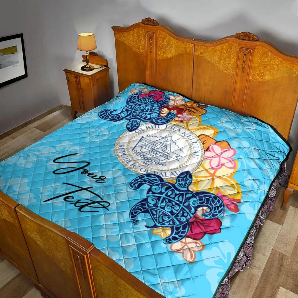 Palau Custom Personalised Premium Quilt - Tropical Style