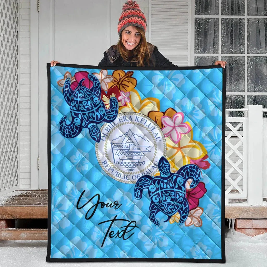 Palau Custom Personalised Premium Quilt - Tropical Style