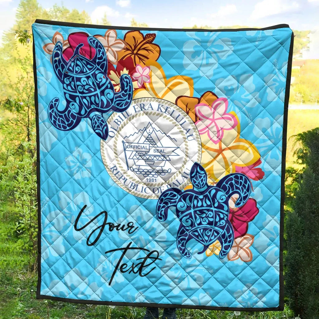 Palau Custom Personalised Premium Quilt - Tropical Style