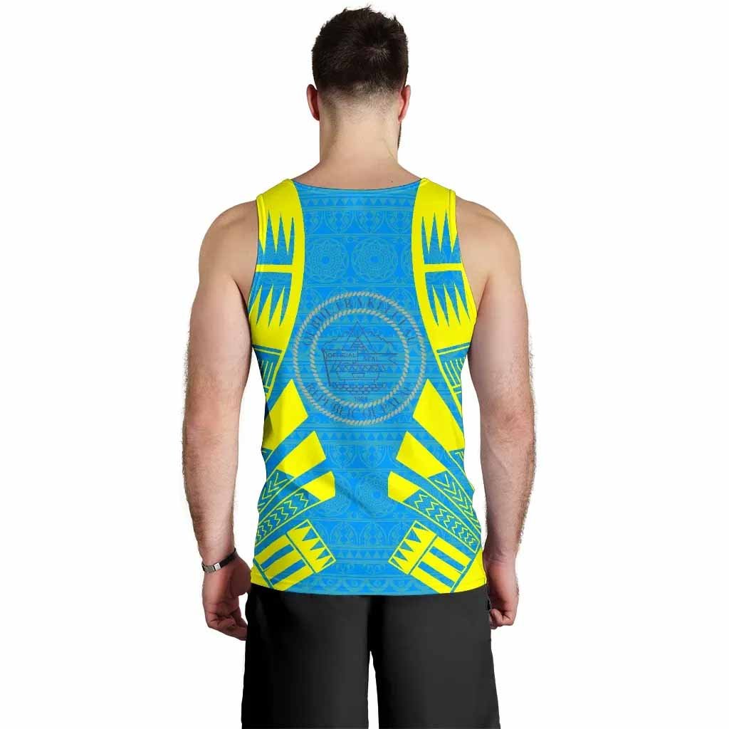 Palau Men Tank Top - Polynesian Tattoo Flag