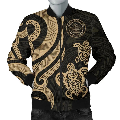 Palau Bomber Jacket - Gold Tentacle Turtle