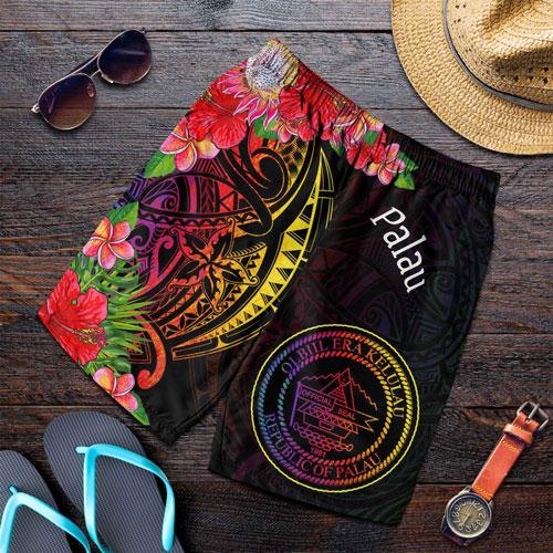 Palau Men Shorts - Tropical Hippie Style