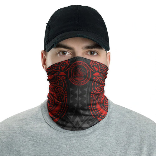 Palau Neck Gaiter - Floral Tattoo Red