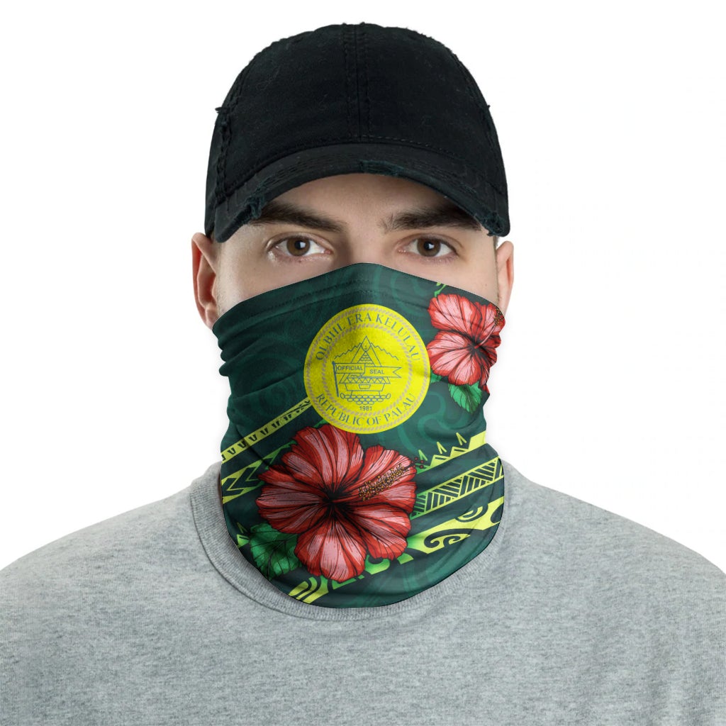 Palau Neck Gaiter - Hibiscus With Seal