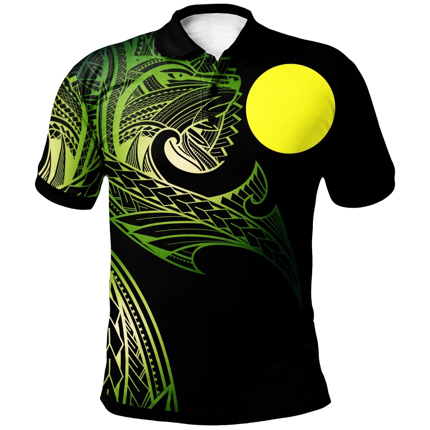 Palau Polo Shirt - Leader Wolf Is You Gradient Color