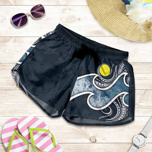 Palau Polynesian Women Shorts - Ocean Style