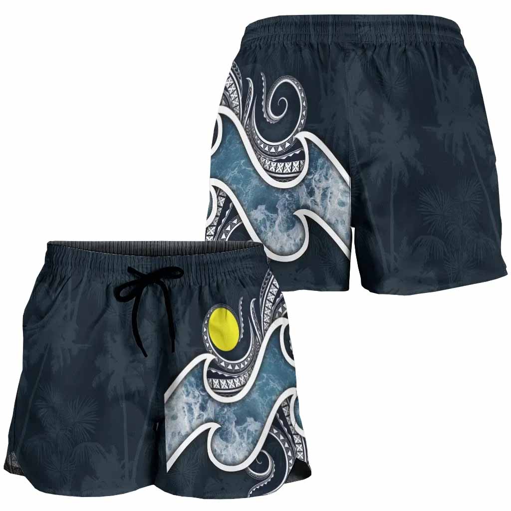 Palau Polynesian Women Shorts - Ocean Style