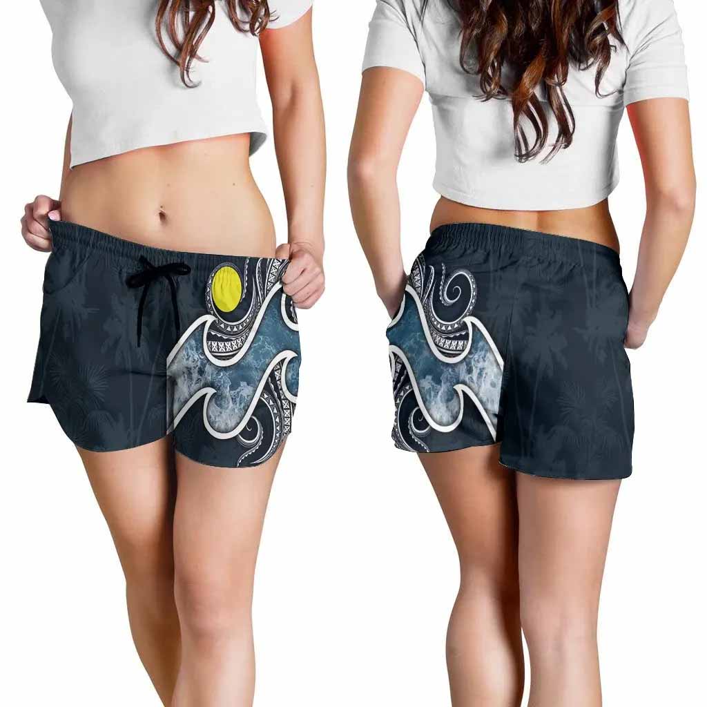 Palau Polynesian Women Shorts - Ocean Style