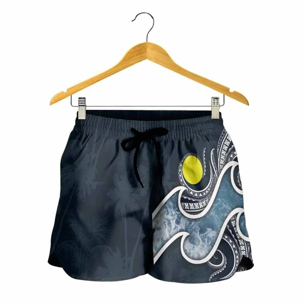 Palau Polynesian Women Shorts - Ocean Style
