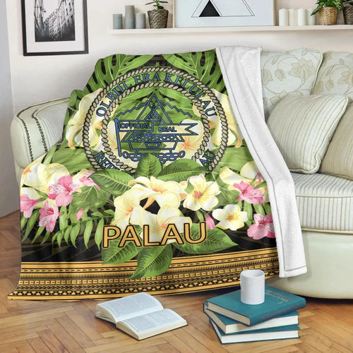 Palau Premium Blanket - Polynesian Gold Patterns Collection