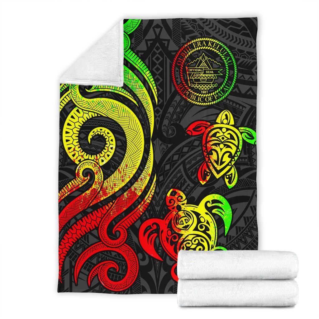 Palau Premium Blanket - Reggae Tentacle Turtle
