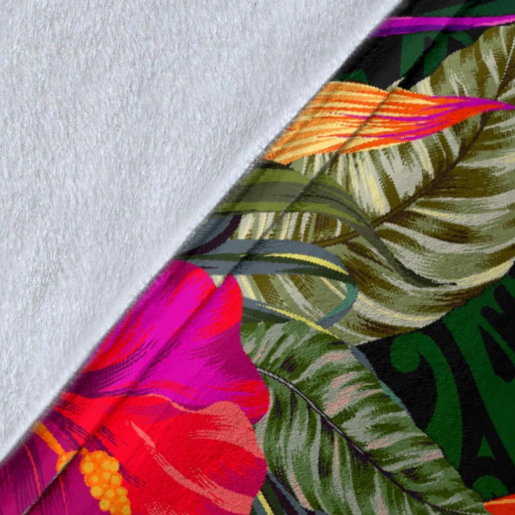 Palau Premium Blanket - Summer Hibiscus
