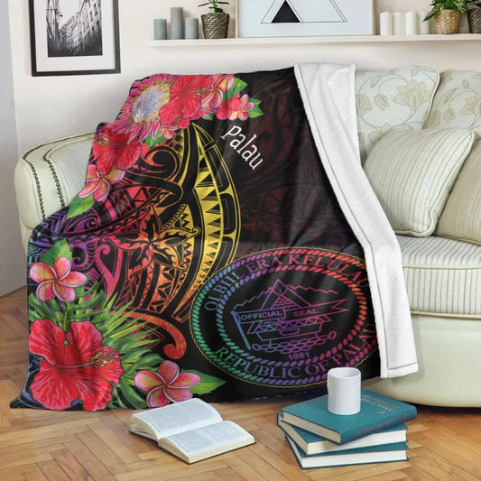 Palau Premium Blanket - Tropical Hippie Style