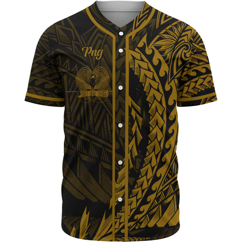 Papua New Guinea Baseball Shirt - Wings Style