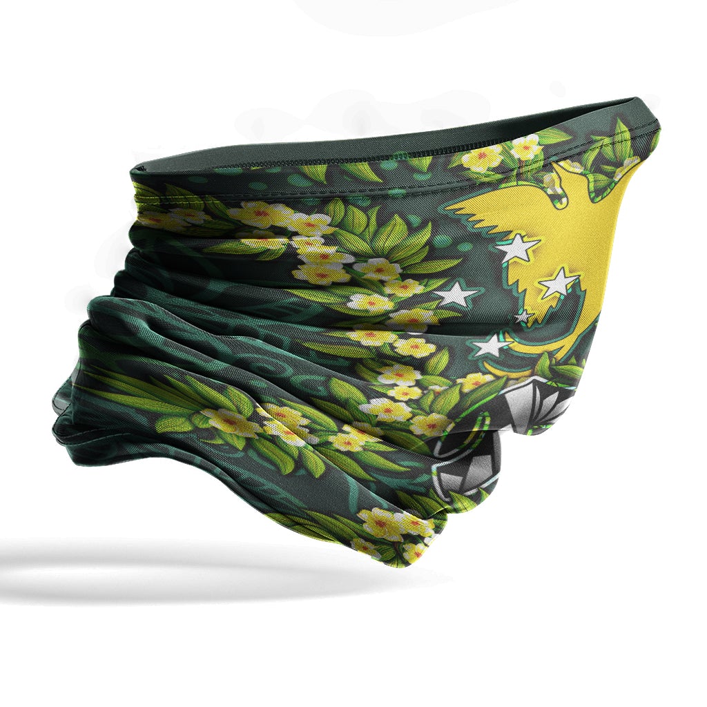 Papua New Guinea Neck Gaiter - Ti Leaf Lei Turtle