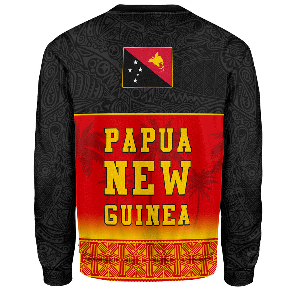 Papua New Guinea Sweatshirt Tribal Pattern Traditional Culture