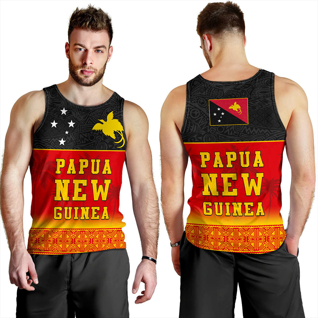 Papua New Guinea Tank Top Tribal Pattern Traditional Culture