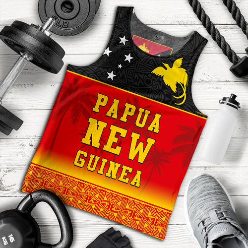 Papua New Guinea Tank Top Tribal Pattern Traditional Culture