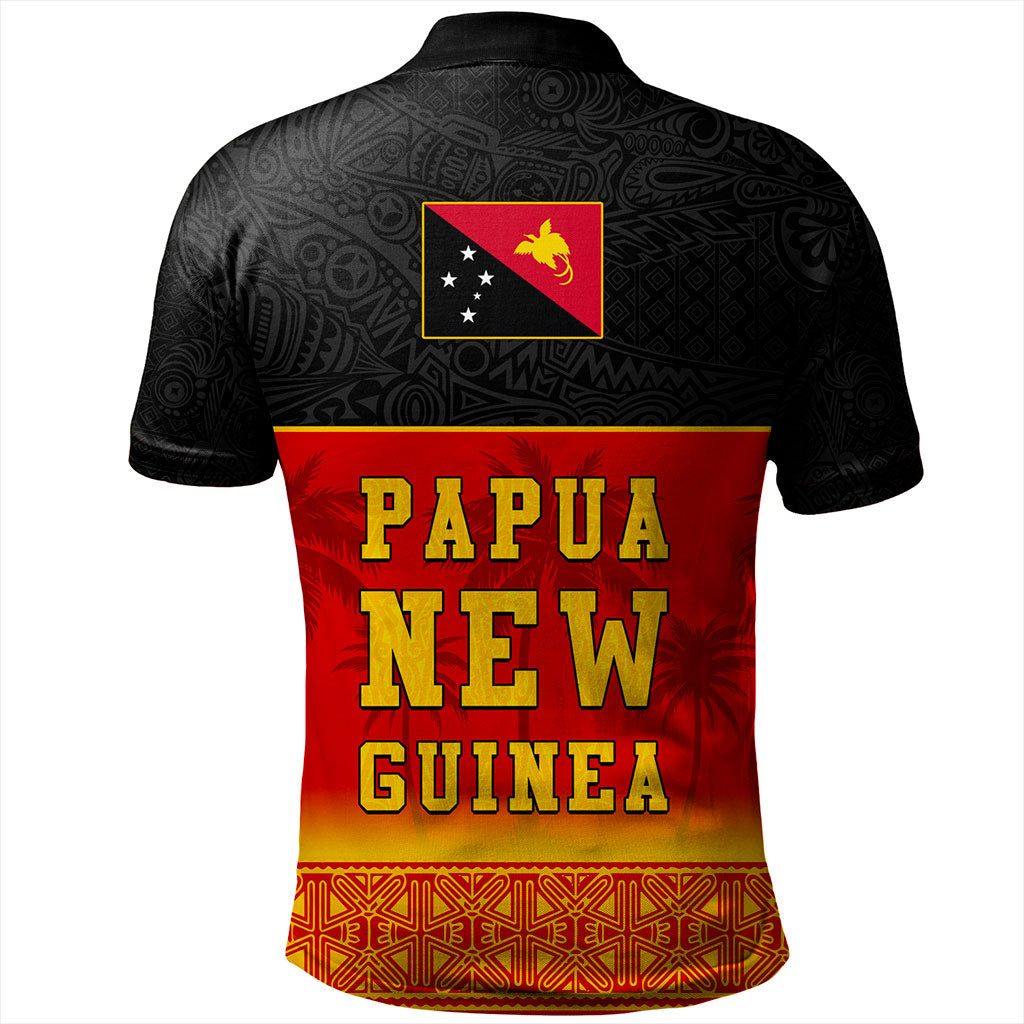 Papua New Guinea Polo Shirt Tribal Pattern Traditional Culture