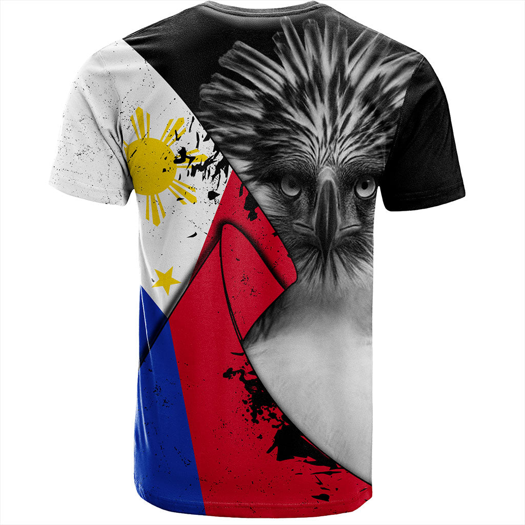 Philippines Filipinos T-Shirt Flag Shoul Style