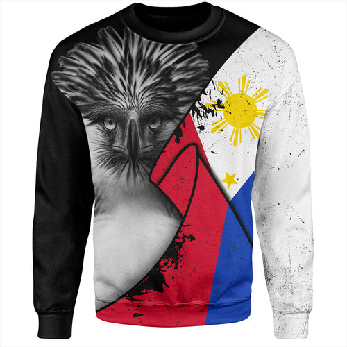 Philippines Filipinos Sweatshirt Flag Shoul Style
