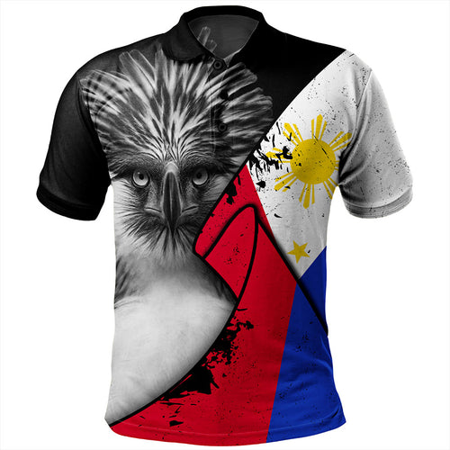Philippines Filipinos Polo Shirt Flag Shoul Style