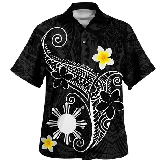 Philippines Filipinos Hawaiian Shirt Polynesia Floral Tribal