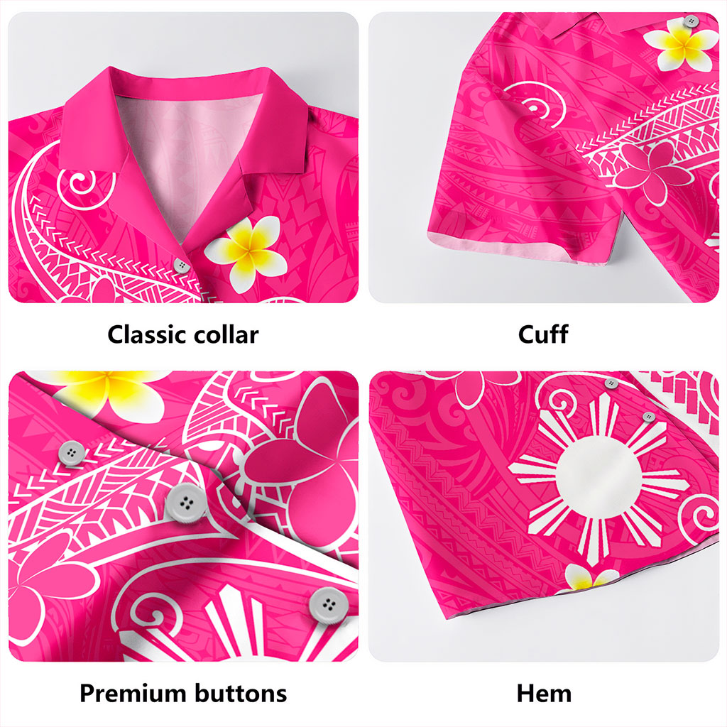 Philippines Filipinos Hawaiian Shirt Polynesia Floral Tribal Ver.1