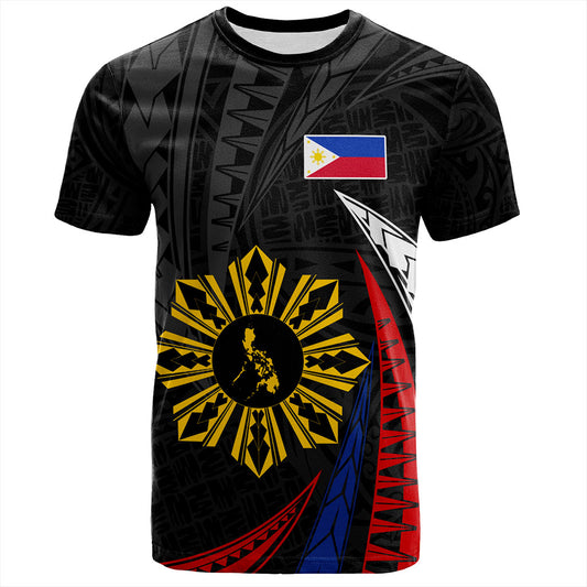 Philippines Filipinos T-Shirt Independence Day Polynesia Tribal Wave