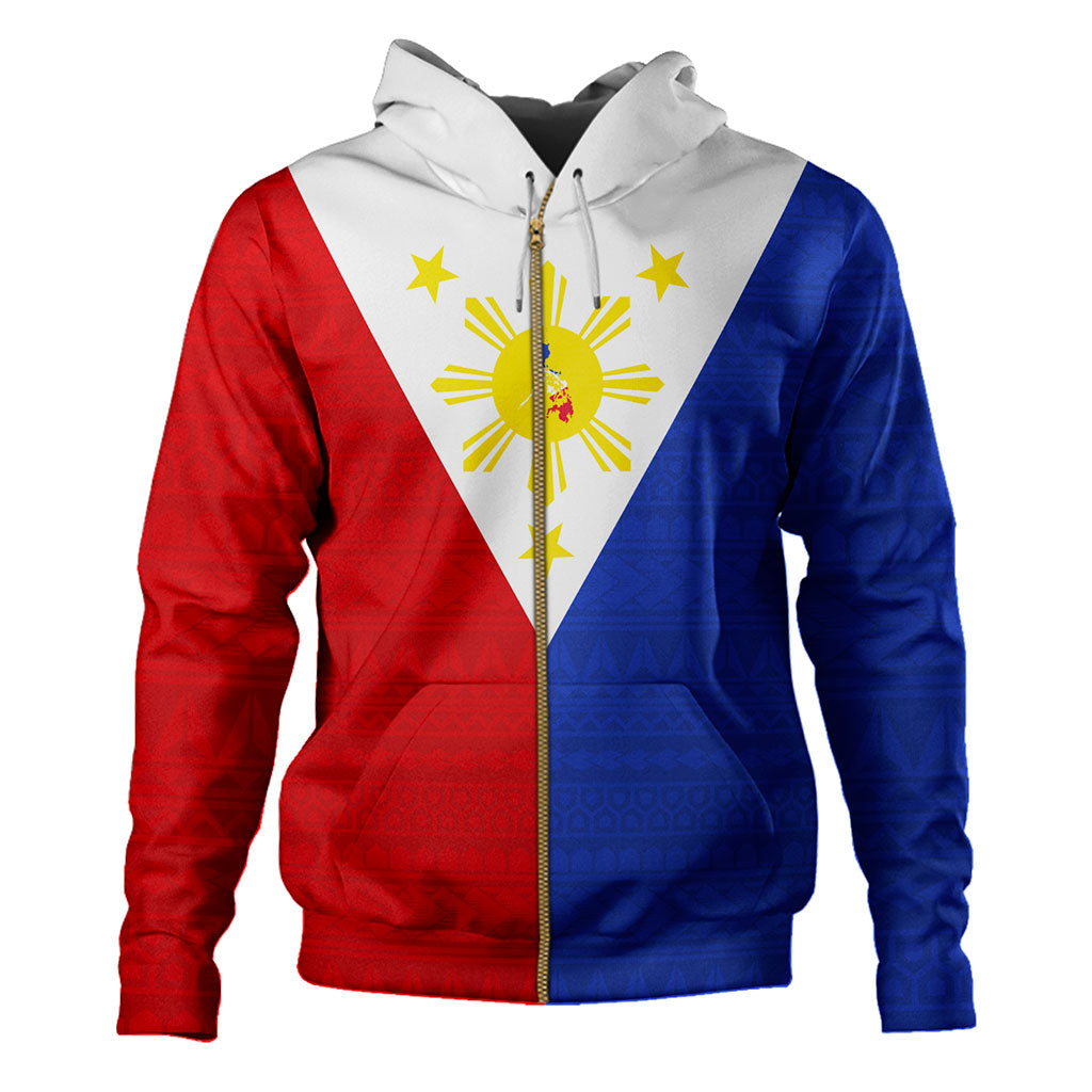 Philippines Filipinos Hoodie Polynesia Tribal Flag