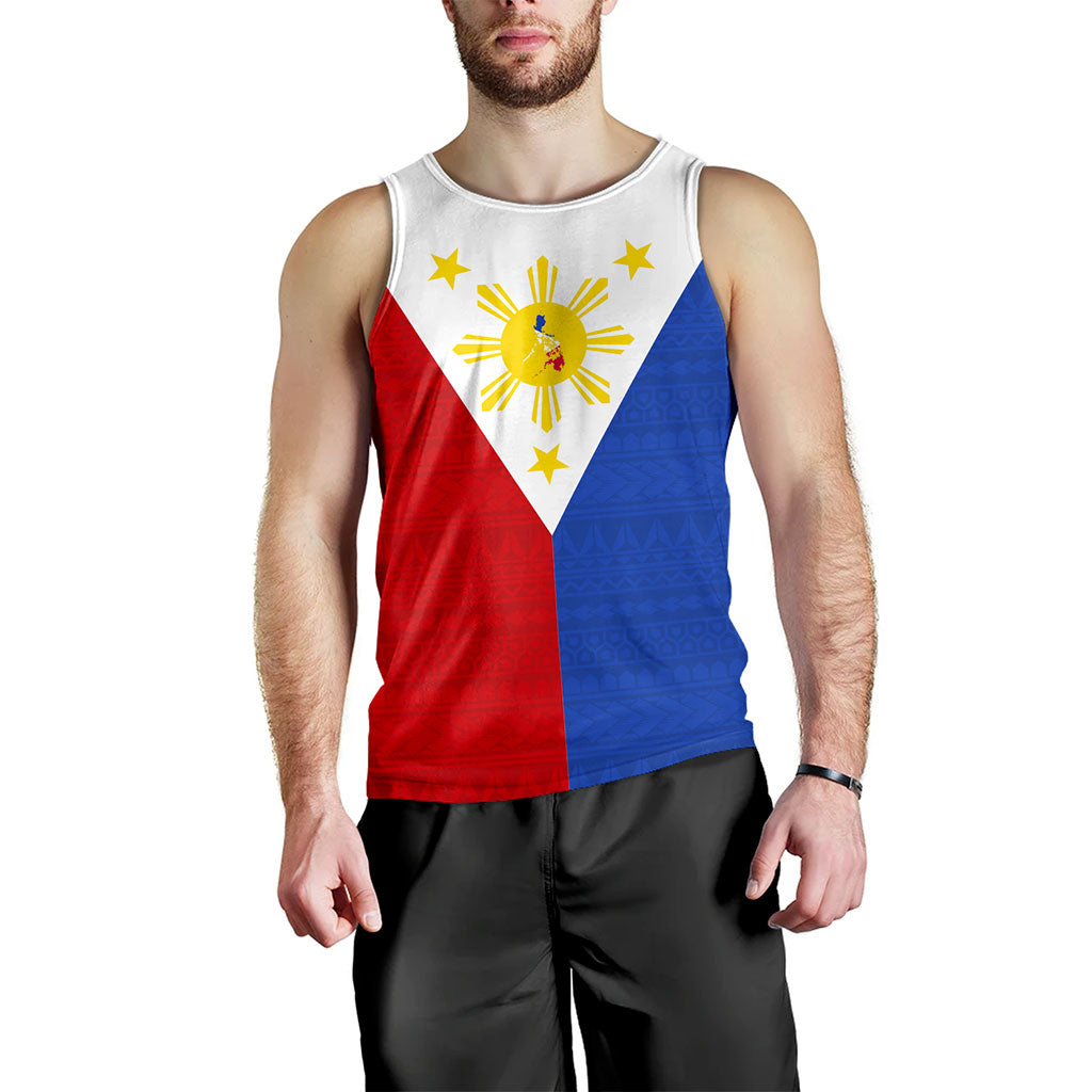 Philippines Filipinos Tank Top Polynesia Tribal Flag