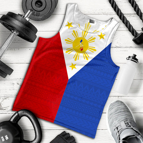 Philippines Filipinos Tank Top Polynesia Tribal Flag