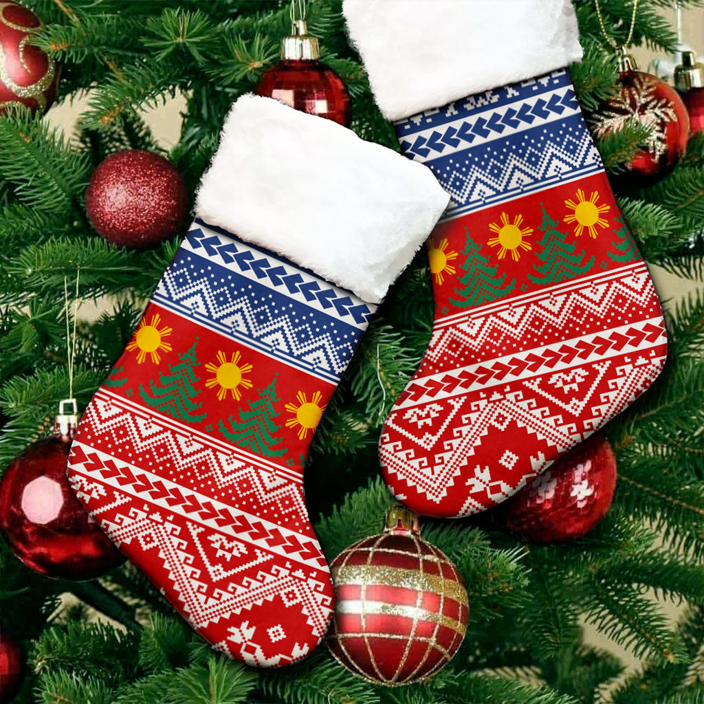Philippines Filipinos Christmas Stocking Filipinos Pattern Christmas