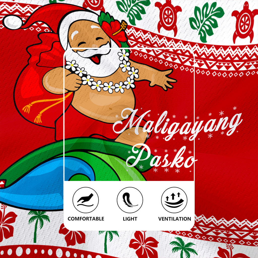 Philippines Filipinos Rugby Jersey Santa Claus Ho Ho Ho Christmas