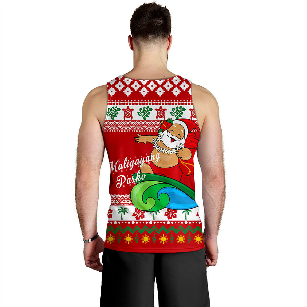 Philippines Filipinos Tank Top Santa Claus Ho Ho Ho Christmas