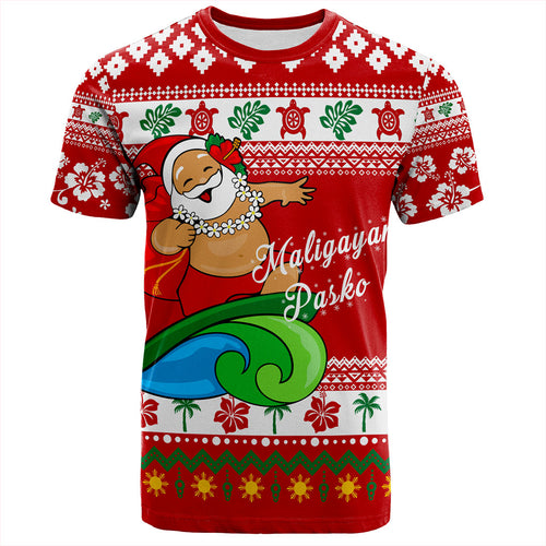 Philippines Filipinos T-Shirt Santa Claus Ho Ho Ho Christmas