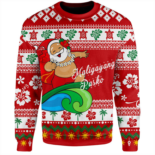 Philippines Filipinos Sweatshirt Santa Claus Ho Ho Ho Christmas