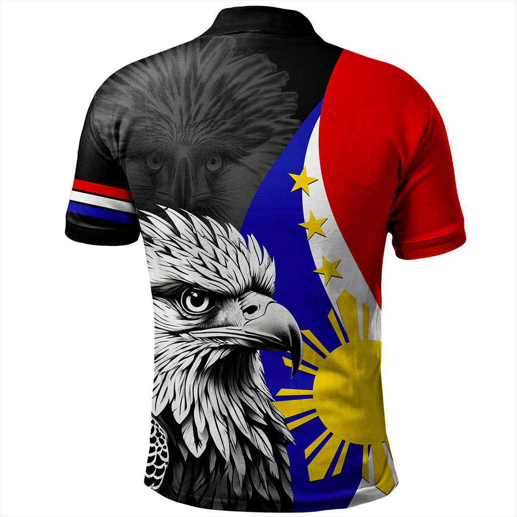 Philippines Filipinos Polo Shirt Flag Eagles Animal Style