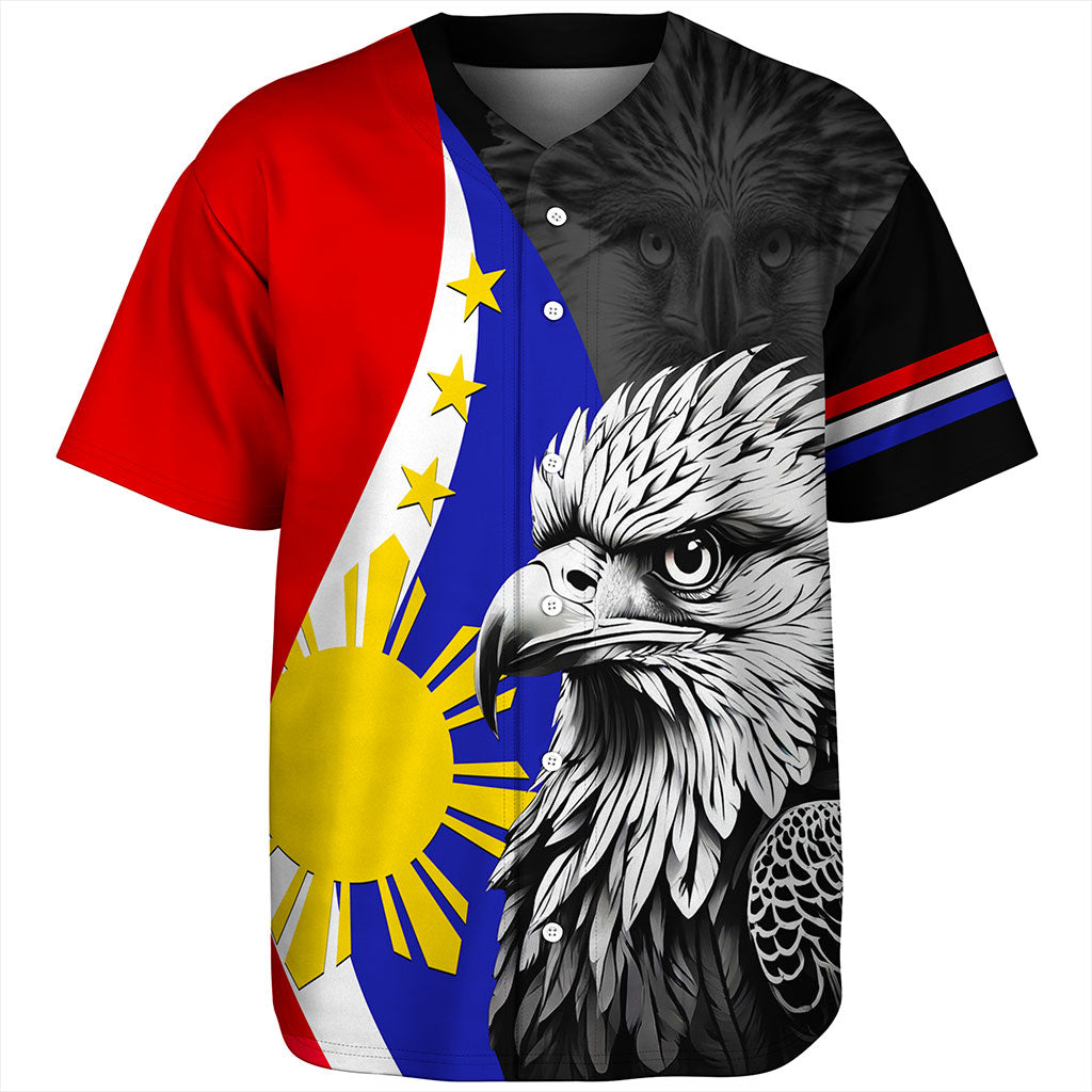 Philippines Filipinos Baseball Shirt Flag Eagles Animal Style