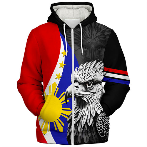 Philippines Filipinos Sherpa Hoodie Flag Eagles Animal Style