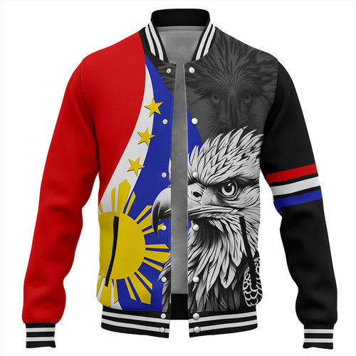 Philippines Filipinos Baseball Jacket Flag Eagles Animal Style