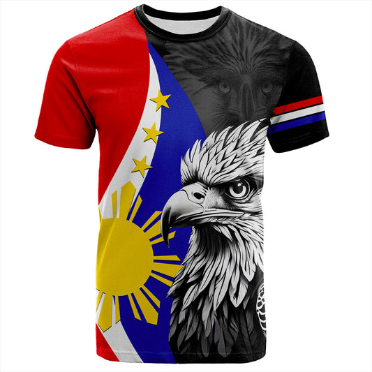 Philippines Filipinos T-Shirt Flag Eagles Animal Style