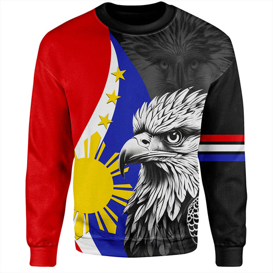 Philippines Filipinos Sweatshirt Flag Eagles Animal Style