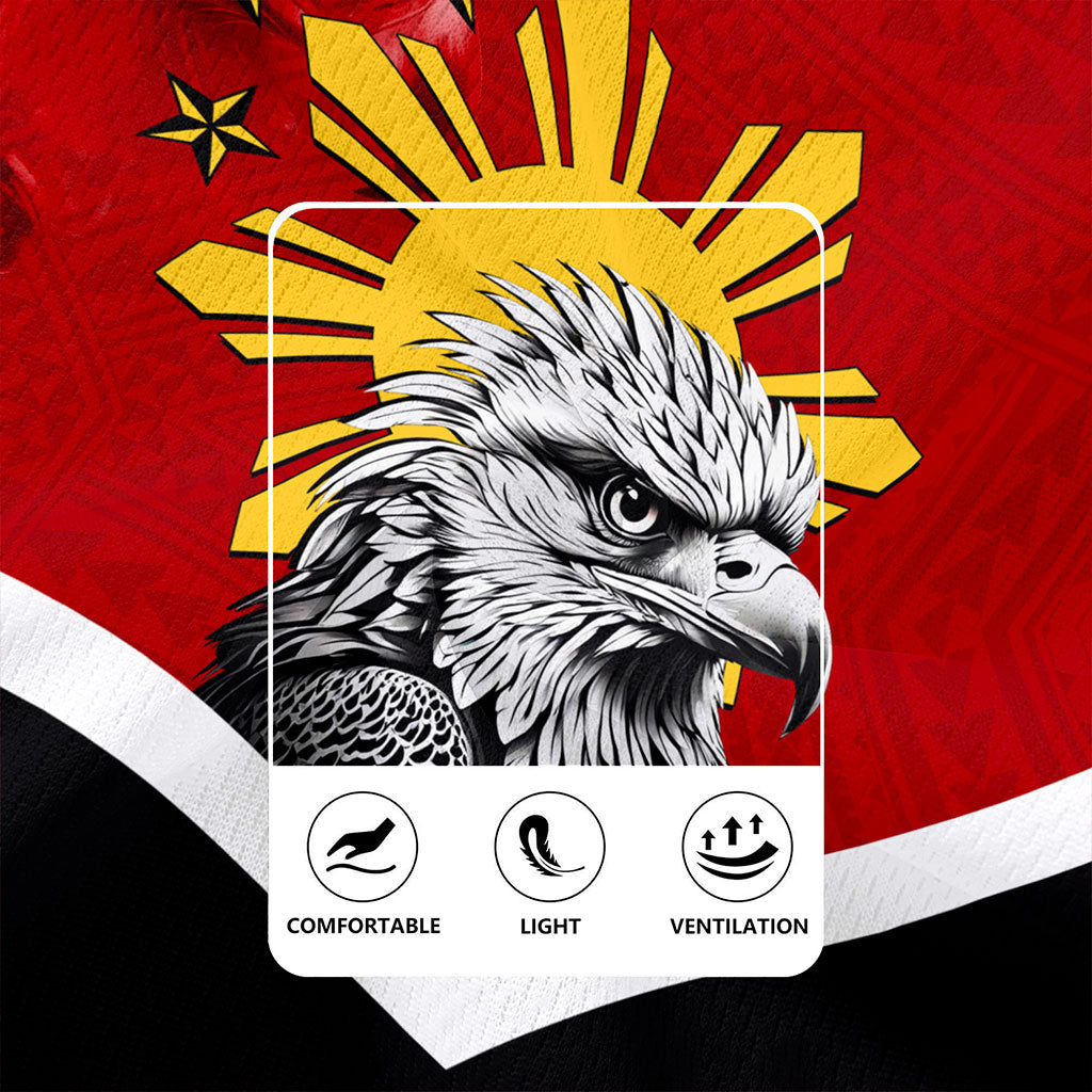 Philippines Filipinos Rugby Jersey Eagles Polynesian Art Dawring