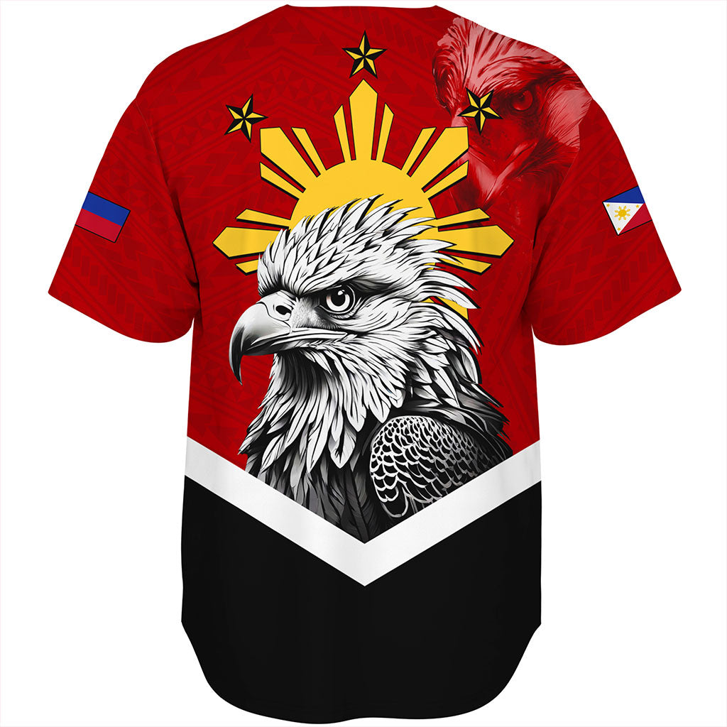 Philippines Filipinos Baseball Shirt Eagles Polynesian Art Dawring