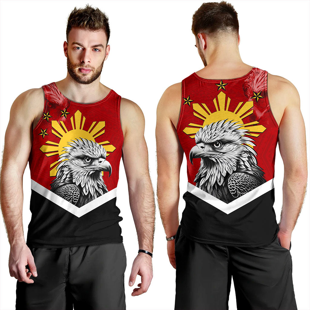 Philippines Filipinos Tank Top Eagles Polynesian Art Dawring