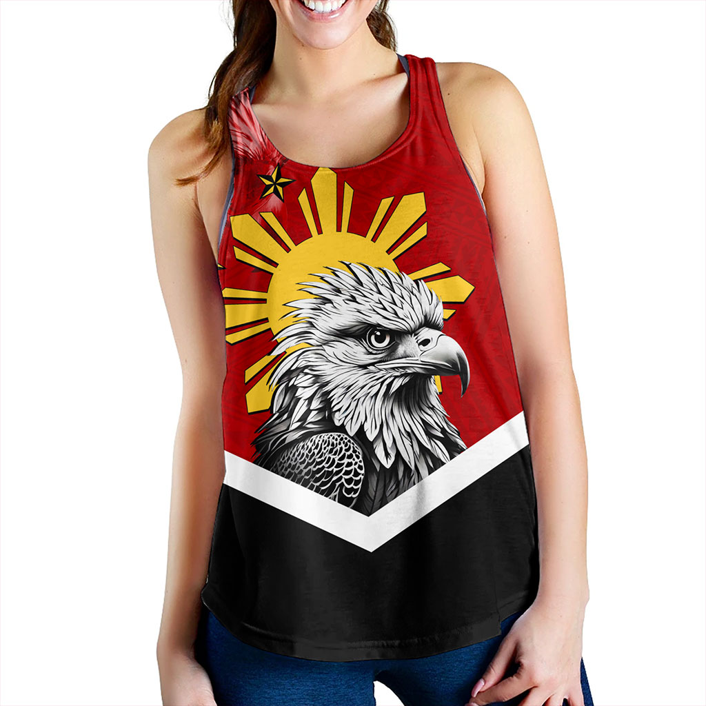 Philippines Filipinos Women Tank Eagles Polynesian Art Dawring